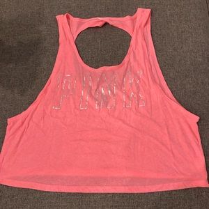 Pink crop top